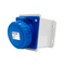 EC690 WALL MOUNT. SOCKET 32A IP67 1P+N+E 220-240V
