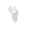 GloboStar® VITRO 203-0201 Vintage Επιτοίχιο Φωτιστικό Φαναράκι Μονόφωτο 1 x E27 IP44 Λευκό Πλαστικό Σώμα - Μ19 x Π16 x Υ39cm