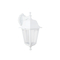 GloboStar® SOLME 203-0221 Vintage Επιτοίχιο Φωτιστικό Φαναράκι Μονόφωτο 1 x E27 IP44 Λευκό Πλαστικό Σώμα - Μ19 x Π15 x Υ35cm