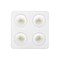 Inlight Downlight Mounted σποτ 4*8W 3CCT σε λευκή απόχρωση (X00290W)
