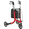 VEVOR 3 Wheels Rollator Walker για ηλικιωμένους, Ελαφρύ πτυσσόμενο Rolling Walker από αλουμίνιο με ρυθμιζόμενη λαβή, Outdoor Trio Mobility Walker με μεγάλους τροχούς & ευρύχωρη τσάντα αποθήκευσης, χωρητικότητα 118 kg