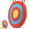 VEVOR Archery Target, 3 Layers 20" Arrow Target, Traditional Solid Straw Στρογγυλό Τόξο Σκοποβολής Στόχου Τοξοβολίας, Χειροποίητα Βέλη Στόχος, Έγχρωμο Σχοινί Στόχος για Κυνήγι Υπαίθρου Πρακτικής Σκοποβολής