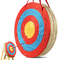 VEVOR Archery Target, 5 Layers 20" Arrow Target, Traditional Solid Straw Στρογγυλό τόξο σκοποβολής στόχου τοξοβολίας, Χειροποίητος στόχος βέλους, χρωματιστός στόχος σχοινιού για εξάσκηση σκοποβολής για κυνήγι στην πίσω αυλή