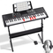 VEVOR 61 Key Digital Keyboard Piano Electric Φορητό με ρυθμιζόμενη βάση