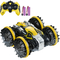 VEVOR Amphibious Remote Control Car Boat 2,4 GHz 4WD RC Boat Kids Adults Yellow