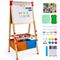 VEVOR 3-in-1 Kids Art Easel Ξύλινος μαγνητικός πίνακας κιμωλίας διπλής όψης
