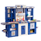 VEVOR Kitchen Playset Kids Pretend Cooking Play Toy 74 Piece Αξεσουάρ Μπλε