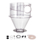 VEVOR Cyclone Dust Separator Vacuum Cleaner Separator 4" για Δεξαμενή 18,9-37,85L