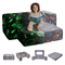 VEVOR Modular Kids Play Couch 4Pcs DIY Glow in the Dark Μικρή καρέκλα Γκρι