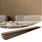 Ακουστικά πάνελ VEVOR Wood Slat 7,9 x 94,5 ιντσών για μοντέρνα διακόσμηση τοίχου ανοιχτό δρυ