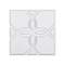 VEVOR 3D πάνελ τοίχου 33-συσκευασία 11,81x11,81&#039;&#039; PVC 32 τετραγωνικών μέτρων με κάλυψη Floral White
