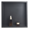 Θέση ντους VEVOR 33,0 x 33,0 x 10,2 cm Εντοιχιζόμενο ράφι τοίχου από ανοξείδωτο ατσάλι, μαύρο