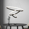 LG-4815 Silica Μεταλλικό Κρεμαστό Φωτιστικό 60Watt Dimmable CCT με χειριστήριο