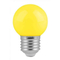100091 Λάμπα LED E27 G45 Γλομπάκι 2W 80lm 260° AC 220-240V IP20 Φ4.5 x Υ6.9cm - 2 Χρόνια Εγγύηση Κίτρινο