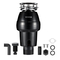 Garbage Disposal 3/4 HP Continuous Food Waste Disposer 3260 RPM 3-Bolt Connect | VEVOR US