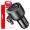 ΦΟΡΤΙΣΤΗΣ ΑΝΑΠΤΗΡΑ 12/24V ΜΕ 2 ΘΥΡΕΣ USB-C/USB-A 95W 5V/3A ΤΑΧΕΙΑΣ ΦΟΡΤΙΣΗΣ ΑΛΟΥΜΙΝΙΟ/ΜΑΥΡΟΣ ΑΜΙΟ - 1 Τεμ.