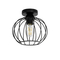 GLOBOSTAR® BITUIN 201-0116 Μοντέρνο Φωτιστικό Οροφής με Ντουί 1 x E27 AC 220-240V IP20 - Μαύρο - Μ21 x Π21 x Υ18cm