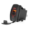 ΠΡΙΖΑ ΜΕ 2 ΘΥΡΕΣ-USB & USB-C ΚΑΙ ΚΑΠΑΚΙ 12/24V QUICK CHARGE 3.0 ΑΔΙΑΒΡΟΧΗ ΜΑΚΡΟΣΤΕΝΟ ΣΧΗΜΑ ΜΑΥΡΗ  AMIO - 1 Τεμ.