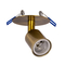 GloboStar® SARA 999-0061 Χωνευτό Φωτιστικό Οροφής Σποτ Μονόφωτο 1 x E27 IP20 Χρυσό Μέταλλο - Μ8,5 x Π8,5 x Υ11cm