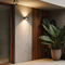 kelvo® AURA KLV-101-0113 Μοντέρνο Φωτιστικό Τοίχου - Απλίκα LED 7W 875lm 45° AC 220-240V Αδιάβροχο IP65 Θερμό Λευκό 2700K - Bridgelux COB Chip & TÜV SÜD Driver - Μαύρο Ματ - Μ15 x Π13 x Υ4.5cm - 5 Χρόνια Εγγύηση