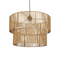 GLOBOSTAR® ROXXI 205-0020 Boho Κρεμαστό Φωτιστικό Οροφής με Ντουί 1 x E27 AC 220-240V IP20 - Μπεζ - M50 x Π50 x Υ36cm