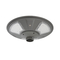 GLOBOSTAR® PARK 90500 Φωτιστικό Κεφαλής Post Top Πλατείας/Πάρκου LED 25W 2000lm 120° με Ενσωματωμένο Φωτοβολταϊκό Panel 6V 20W & Επαναφορτιζόμενη Μπαταρία Li-ion 3.2V 25000mAh με Αισθητήρα Ημέρας-Νύχτας Αδιάβροχο IP65 Ψυχρό Λευκό 6000K - Γκρι Ανθρακί - Μ50 x Π50 x Υ19cm - 2 Χρόνια Εγγύηση