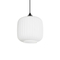 GLOBOSTAR® MELONI 206-0015 Μοντέρνο Κρεμαστό Φωτιστικό Οροφής με Ντουί 1 x E27 AC 220-240V IP20 - Λευκό - Μ20 x Π20 x Υ20cm