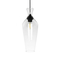 GLOBOSTAR® BOHEMIA 206-0039 Μοντέρνο Κρεμαστό Φωτιστικό Οροφής με Ντουί 1 x E27 AC 220-240V IP20 - Διάφανο - Μ15 x Π15 x Υ40cm
