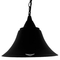 GLOBOSTAR® CLOCHER 01041 Vintage Κρεμαστό Φωτιστικό Οροφής με Ντουί 1 x E27 AC 220-240V IP20 - Μαύρο - Μ29 x Π29 x Υ34cm