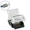 GloboStar® 70722 Ταχυσύνδεσμος Ένωσης IP20 - Strip To Cable Connector για Ένωση 1 x RGB Ταινίας LED Πλάτους 10mm με 1 x Καλώδιο Τροφοδοσίας