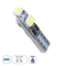 GloboStar® T5 81029 Λάμπα Αυτοκινήτου LED 3xSMD1210 0.48W 18lm 360° DC 12-16V IP20 Φ0.6 x Υ2cm Ψυχρό Λευκό 6000K
