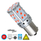 GloboStar® 1156 - BA15S - P21W  81240 Λάμπα Αυτοκίνητου  2nd Generation Can-Bus Extreme Series LED 35 SMD 3030 17W 2040lm 360° DC 12V IP20 Κόκκινο