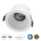 GLOBOSTAR® PLUTO-M 60254 Χωνευτό Downlight Σποτ με Honeycomb Anti Glare Reflector LED 10W 1300lm 38° AC 220-240V IP20 Φυσικό Λευκό 4500K - Bridgelux COB Chip & TÜV SÜD Driver - Λευκό Ματ - Μ8.4 x Π8.4 x Υ5.9cm / Q7.5cm - 5 Χρόνια Εγγύηση