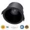 GLOBOSTAR® PLUTO-B 60263 Χωνευτό Downlight Σποτ με Honeycomb Anti Glare Reflector LED 15W 1875lm 38° AC 220-240V IP20 Θερμό Λευκό 2700K - Bridgelux COB Chip & TÜV SÜD Driver - Μαύρο Ματ - Μ10.4 x Π10.4 x Υ6.5cm / Q9.5cm - 5 Χρόνια Εγγύηση