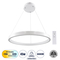 GLOBOSTAR® NEMESIS 61159 Μοντέρνο Κρεμαστό Φωτιστικό Οροφής LED 45W 5230lm 360° AC 220-240V IP20 Ρυθμιζόμενο Λευκό CCT με Χειριστήριο από 2700K έως 6000K Dimmable - Lumileds SMD Chip - Λευκό Ματ - Μ60 x Π60 x Υ4cm - 3 Χρόνια Εγγύηση