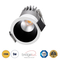 GLOBOSTAR® MICRO-S 60235 Χωνευτό Downlight Σποτ LED 5W 625lm 38° AC 220-240V IP20 Θερμό Λευκό 2700K - Bridgelux COB Chip & TÜV SÜD Driver - Λευκό & Μαύρο Ματ - Μ4 x Π4 x Υ5.9cm / Q3.5cm - 5 Χρόνια Εγγύηση