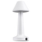 GloboStar® MOLLY 76514 Επαναφορτιζόμενο Επιτραπέζιο Φωτιστικό Πορτατίφ LED 1.5W 105lm 120° DC 5V IP44 Θερμό Λευκό 2700K Dimmable Λευκό Αλουμίνιο - Μ10 x Π10 x Υ23cm - 2 Xρόνια Εγγύηση