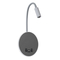 GLOBOSTAR® GOOSE 60882 Μοντέρνο Φωτιστικό Τοίχου - Απλίκα Ξενοδοχείου Reading Light με Φορτιστή USB 3A LED 6W 600lm 36° & 360° AC 220-240V IP20 Φυσικό Λευκό 4500K - CREE XPE & Lumileds SMD Chip & TÜV SÜD Driver - Γκρι Ανθρακί Ματ - Μ15.5 x Π15 x Υ30.5cm - 3 Χρόνια Εγγύηση