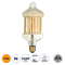 GLOBOSTAR® LANTERN 99026 Λάμπα E27 FT95 LED 8W 650lm 360° AC 220-240V IP20 Ultra Θερμό Λευκό 2200K Dimmable - Long Filament Chip - Μελί - Μ9.5 x Π9.5 x Υ21.5cm - 3 Χρόνια Εγγύηση