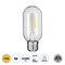 GLOBOSTAR® TUBIS 99018 Λάμπα Σωλήνας E27 T45 LED 4W 400lm 360° AC 220-240V IP20 Θερμό Λευκό 2700K Dimmable - Long Filament Chip - Διάφανο - Μ4.5 x Π4.5 x Υ11cm - 3 Χρόνια Εγγύηση