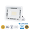 GLOBOSTAR® ATLAS 61415 Προβολέας LED 30W 3450lm 120° AC 220-240V Αδιάβροχο IP67 Θερμό Λευκό 2700K - Lumileds SMD Chip - TÜV Rheinland Certified - Λευκό Ματ - Μ16 x Π2.5 x Υ12.5cm - 5 Χρόνια Εγγύηση