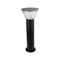 GLOBOSTAR® VEGGIE 90525 Φωτιστικό Κολωνάκι Κήπου LED 10W 330lm 120° με Ενσωματωμένο Φωτοβολταϊκό Panel 6V 2W & Επαναφορτιζόμενη Μπαταρία Li-ion 3.2V 1800mAh με Αισθητήρα Ημέρας-Νύχτας Αδιάβροχο IP65 Ψυχρό Λευκό 6000K - Γκρι Ανθρακί - Μ23 x Π23 x Υ60cm - 2 Χρόνια Εγγύηση