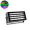 GLOBOSTAR® FLOODKENA 90765 Προβολέας Σποτ Wall Washer LED 40W 3400lm 120° AC 220-240V Αδιάβροχο IP67 Πολύχρωμο RGBW - Bridgelux SMD Chip - Γκρι Ανθρακί - Μ31 x Π10 x Υ17cm - 3 Χρόνια Εγγύηση