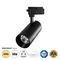 Globostar BEAMTRACK 60817 Μονοφασικό Φωτιστικό Σποτ Ράγας LED 30W 230V 3600lm 30° Acrylic HQ LENS AC 220-240V IP20 Φ7.4 x Υ17.9cm Θερμό Λευκό 3000k - EUROTRACK® System 1L+1N - Μαύρο - Bridgelux Chip - TUV Certified Driver - 5 Χρόνια Εγγύηση