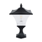 GLOBOSTAR® DIRAHIO 90552 Φωτιστικό Κολωνάκι Κήπου με Ντουί 1 x E27 AC 220-240V Αδιάβροχο IP65 - Γκρι Ανθρακί - Μ32 x Π32 x Υ52cm