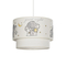 GLOBOSTAR® ELEPHANT 204-0002 Παιδικό Κρεμαστό Φωτιστικό Οροφής με Ντουί 1 x E27 AC 220-240V IP20 - Πολύχρωμο - Μ30 x Π30 x Υ24cm