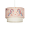 GLOBOSTAR® PONY 204-0016 Παιδικό Κρεμαστό Φωτιστικό Οροφής με Ντουί 1 x E27 AC 220-240V IP20 - Ροζ - Μ30 x Π30 x Υ24cm