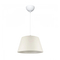 GLOBOSTAR® TRIANGLE 204-0089 Μοντέρνο Κρεμαστό Φωτιστικό Οροφής με Ντουί 1 x E27 AC 220-240V IP20 - Λευκό - Μ37 x Π37 x Υ25cm