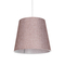 GLOBOSTAR® CONEY 203-0072 Μοντέρνο Κρεμαστό Φωτιστικό Οροφής με Ντουί 1 x E27 AC 220-240V IP20 - Ροζ - Μ26 x Π26 x Υ25cm