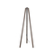 GloboStar® TRIPOD 203-0257 Μοντέρνο Επιδαπέδιο Φωτιστικό Μονόφωτο 1 x E27 IP20 Καφέ Ξύλο - Μ38 x Π38 x Υ120cm